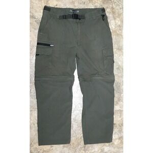 BC Clothing Men's Light WT CVT Green Stretch Cargo Pants W 36" Granola Hiking